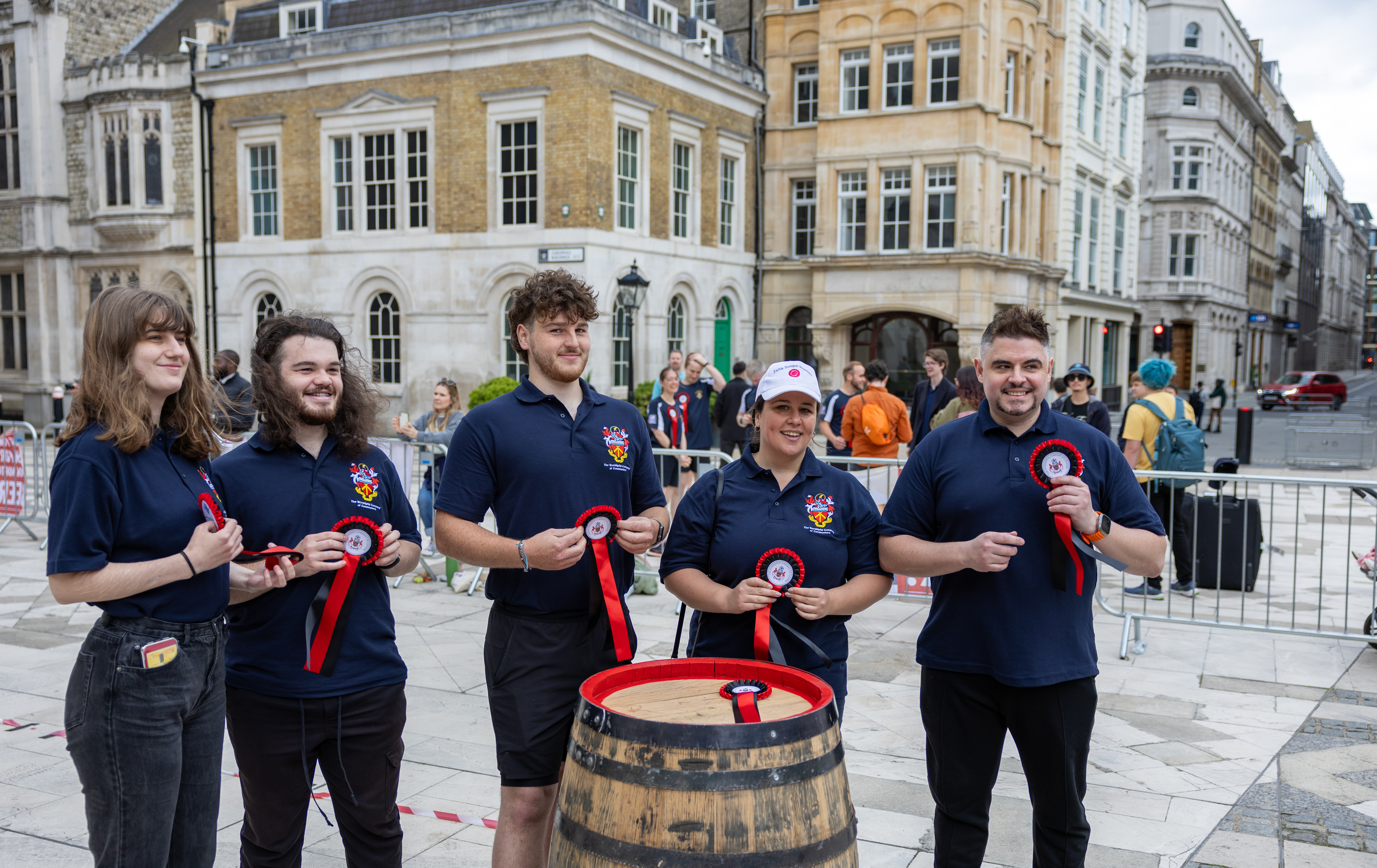 The Worshipful Company Of Constructors Joins The Third Annual Cask Race At Guildhall Yard!